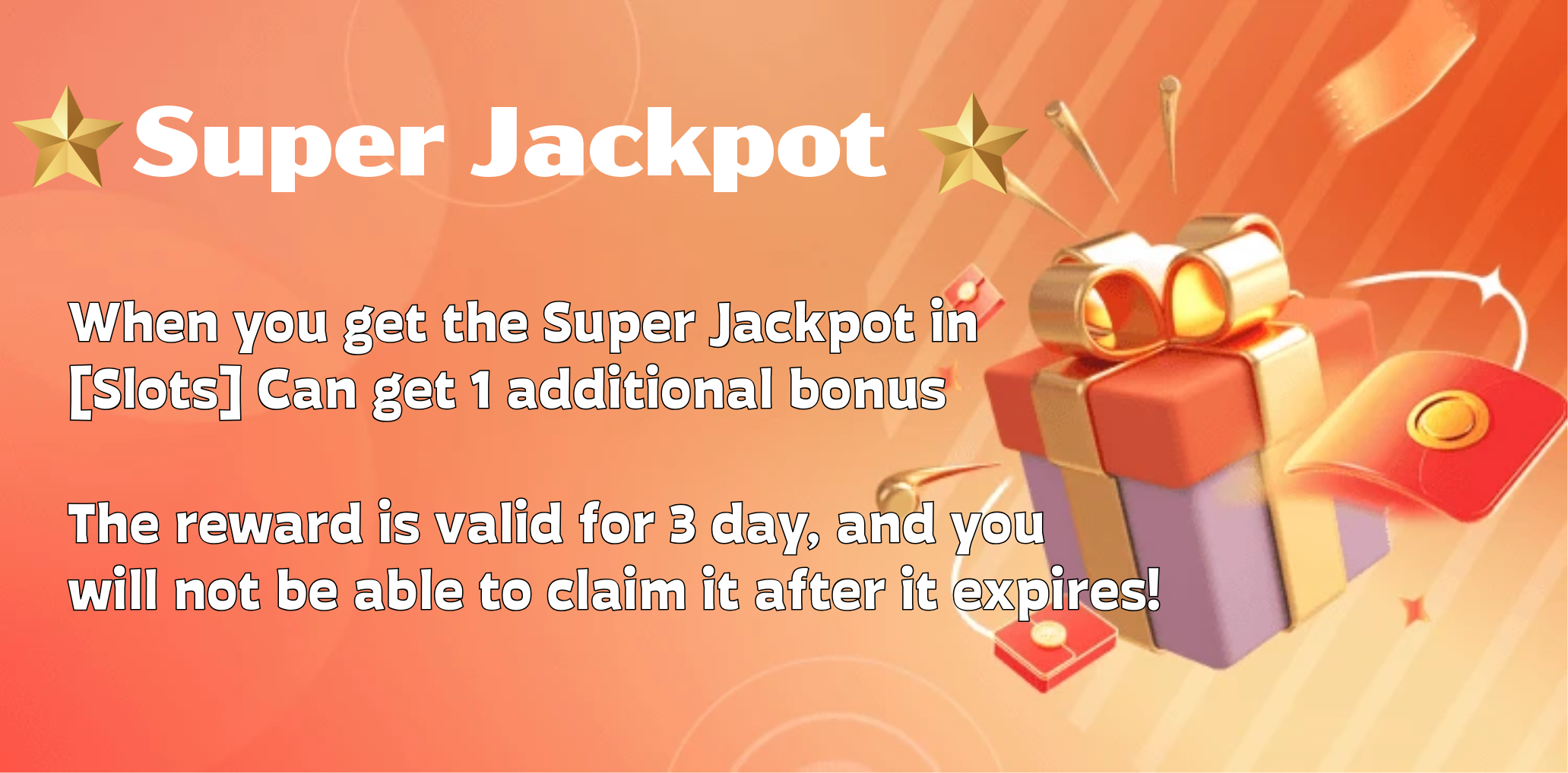 Super jackpot banner